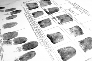 Photo of police fingerprints